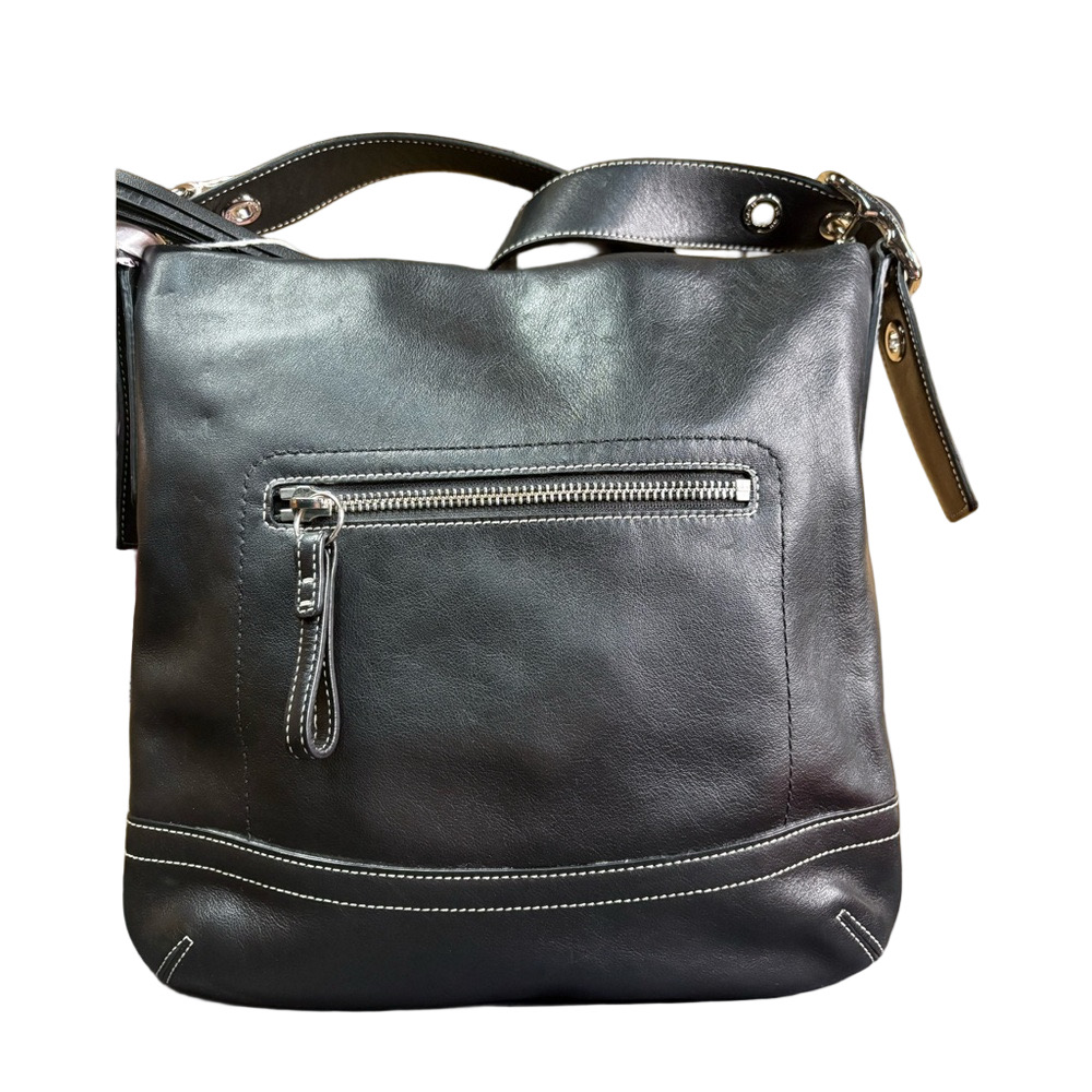 COACH Legacy Soho Vintage Slim Shoulder Duffle Hobo Convertible Leather Bag - Picture 2 of 15
